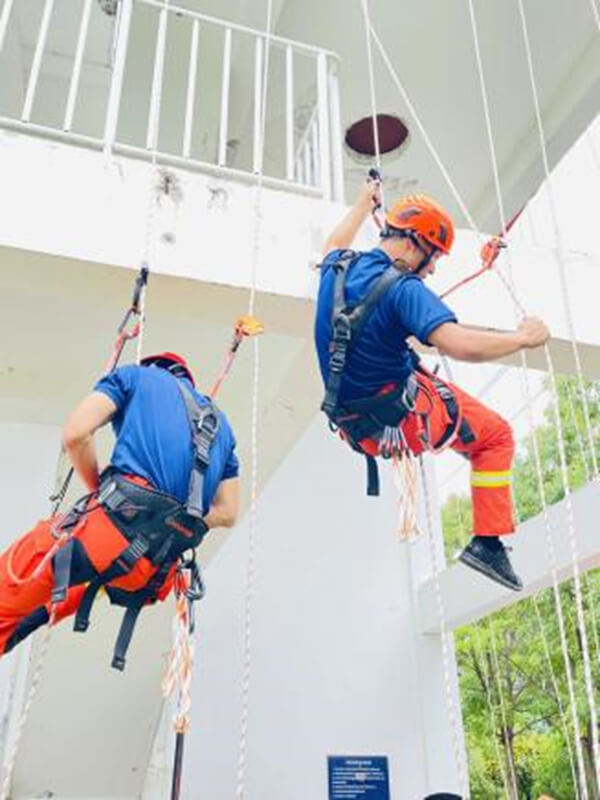 Successful Completion of the 2024 Rope Rescue Technology Training Hosted by Yancheng Fire Brigade, in Collaboration with Anlei Holdings and HOATER  Vertical Technology Center