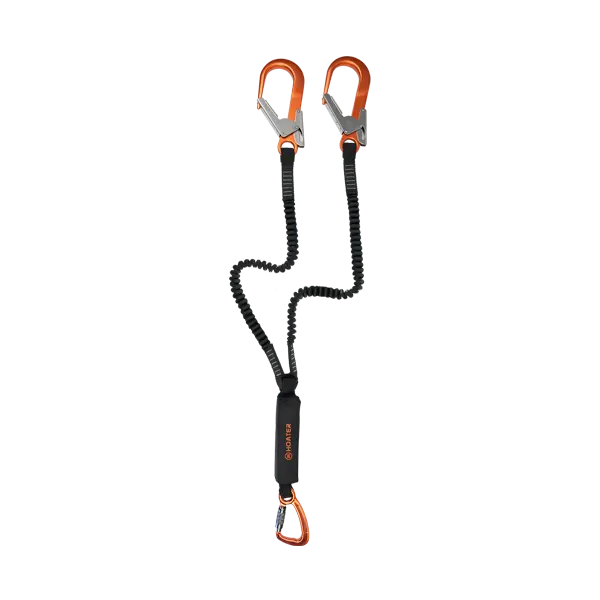 energy absorber with elastic lanyard 516y